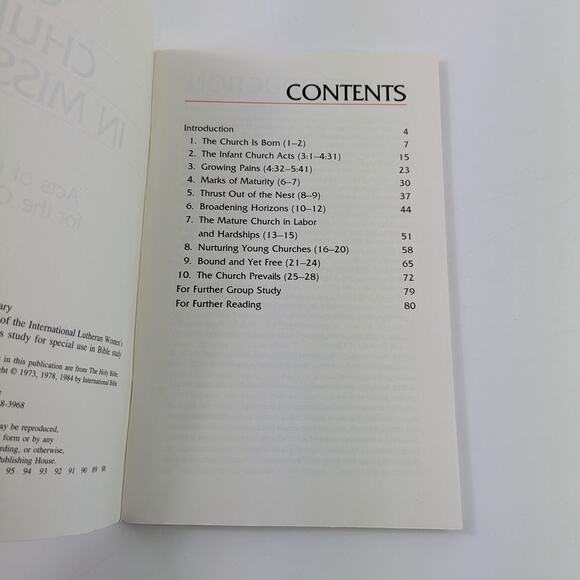 Religious Christian Booklets Concordia Bible Study Fundamental Doctrine 1980s - Picture 5 of 16